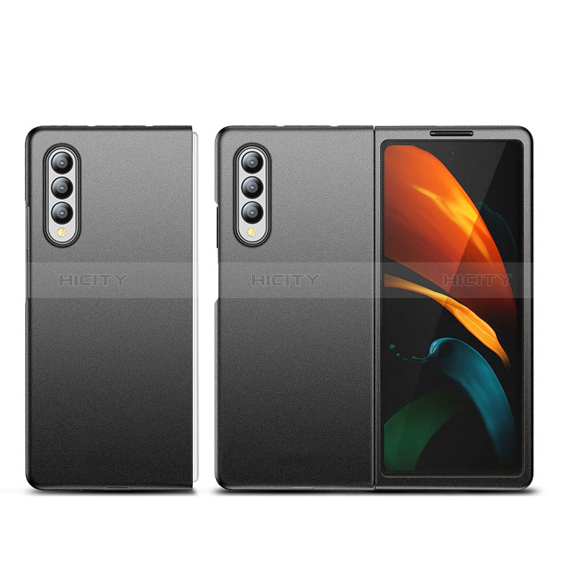Coque Plastique Rigide Etui Housse Mat L06 pour Samsung Galaxy Z Fold3 5G Noir Plus