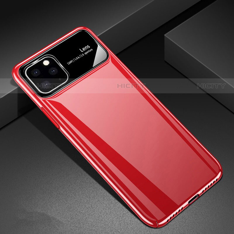 Coque Plastique Rigide Etui Housse Mat M01 pour Apple iPhone 11 Pro Rouge Plus