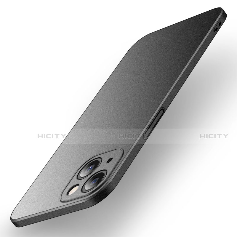 Coque Plastique Rigide Etui Housse Mat M01 pour Apple iPhone 15 Noir Plus