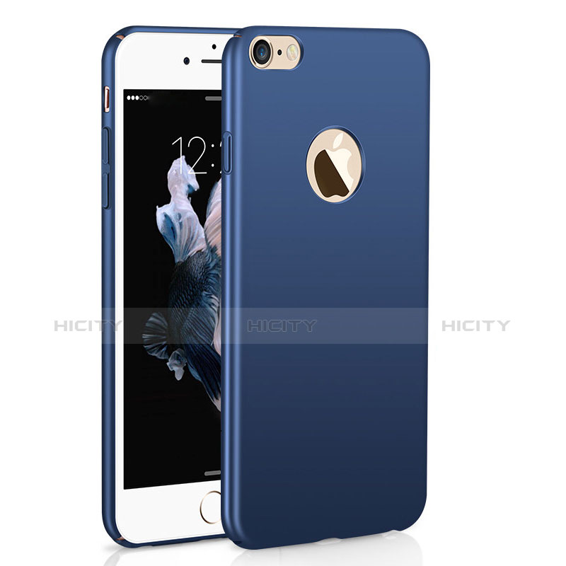 Coque Plastique Rigide Etui Housse Mat M01 pour Apple iPhone 6 Bleu Plus