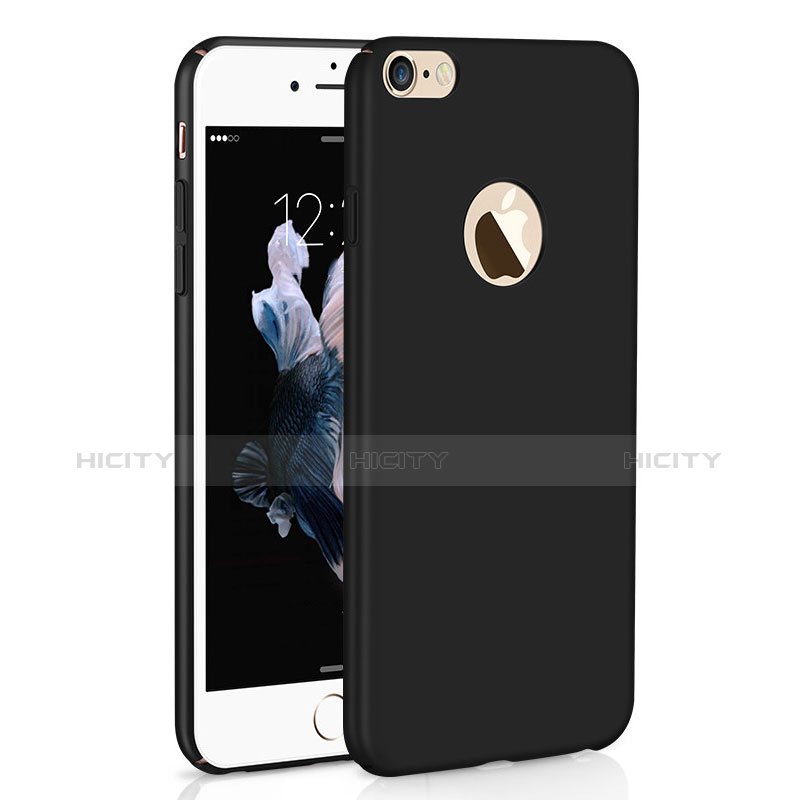 Coque Plastique Rigide Etui Housse Mat M01 pour Apple iPhone 6S Noir Plus