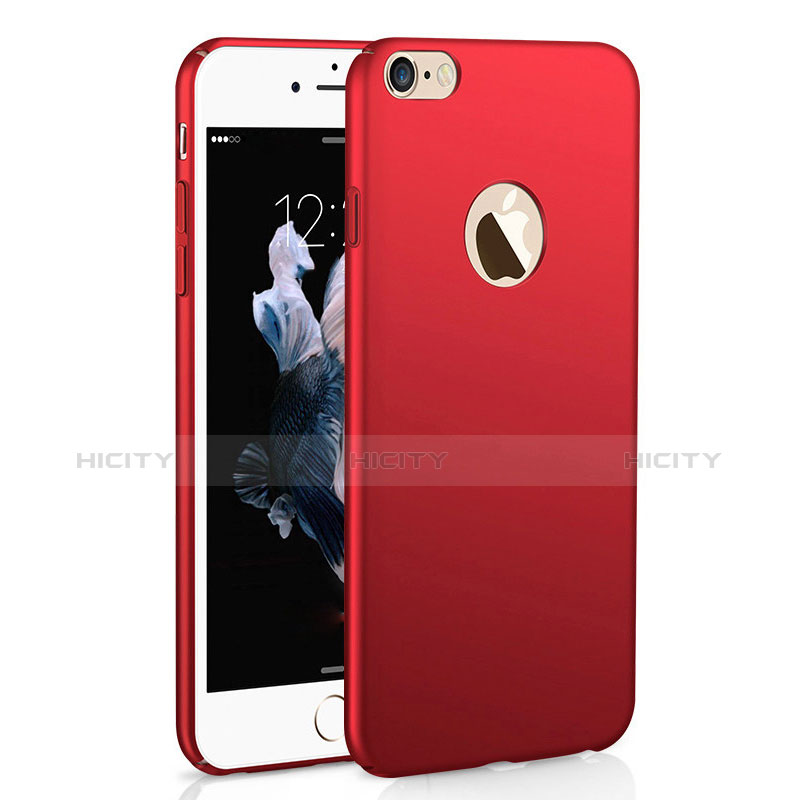 Coque Plastique Rigide Etui Housse Mat M01 pour Apple iPhone 6S Rouge Plus