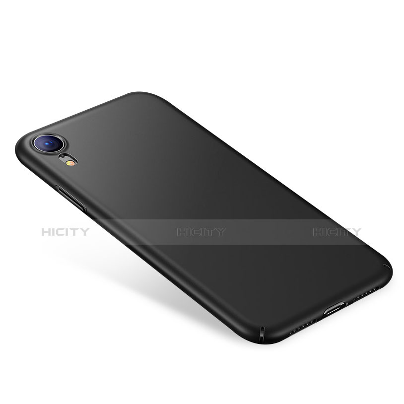 Coque Plastique Rigide Etui Housse Mat M01 pour Apple iPhone XR Noir Plus