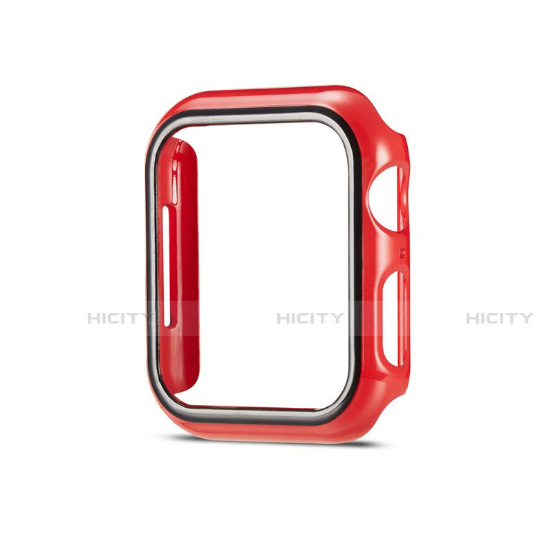 Coque Plastique Rigide Etui Housse Mat M01 pour Apple iWatch 5 40mm Rouge Plus