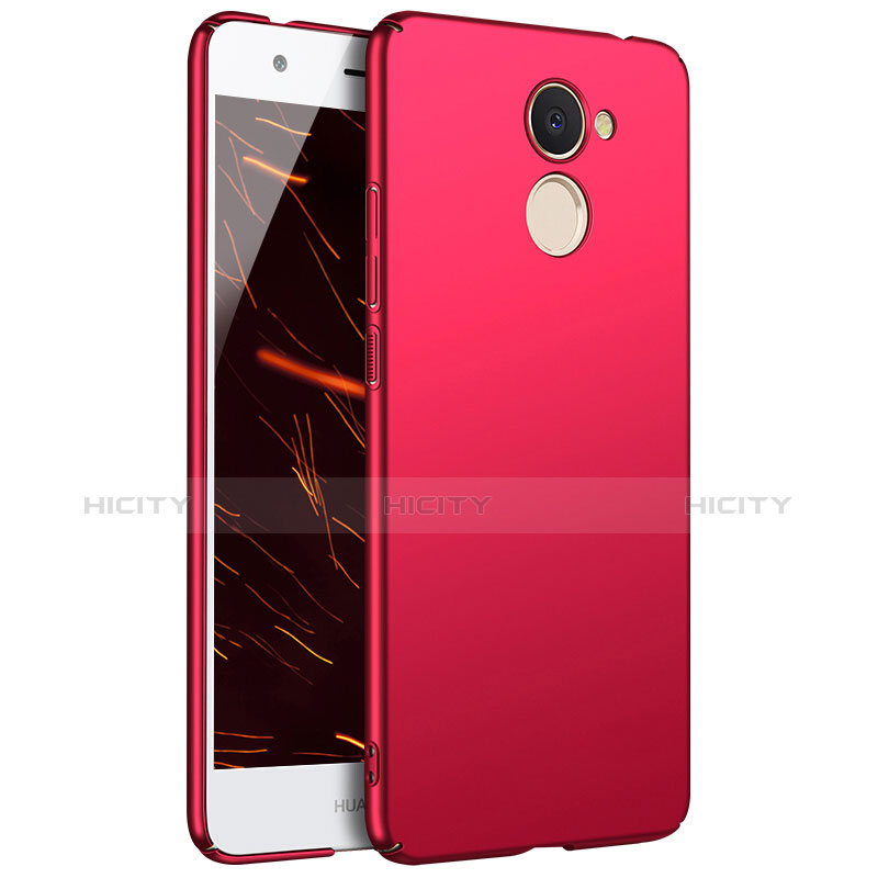 Coque Plastique Rigide Etui Housse Mat M01 pour Huawei Enjoy 7 Plus Rouge Plus