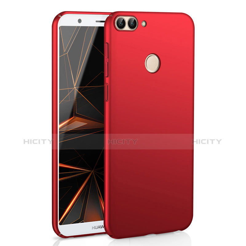 Coque Plastique Rigide Etui Housse Mat M01 pour Huawei Enjoy 7S Rouge Plus