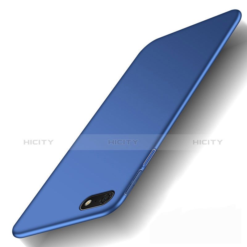 Coque Plastique Rigide Etui Housse Mat M01 pour Huawei Enjoy 8e Lite Bleu Plus