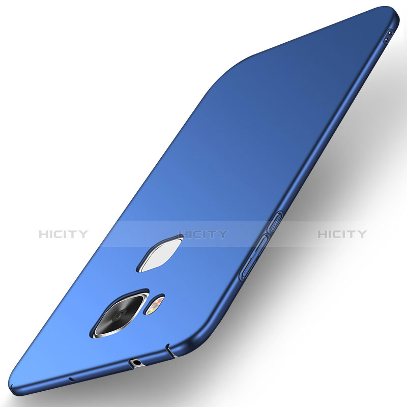 Coque Plastique Rigide Etui Housse Mat M01 pour Huawei G8 Bleu Plus