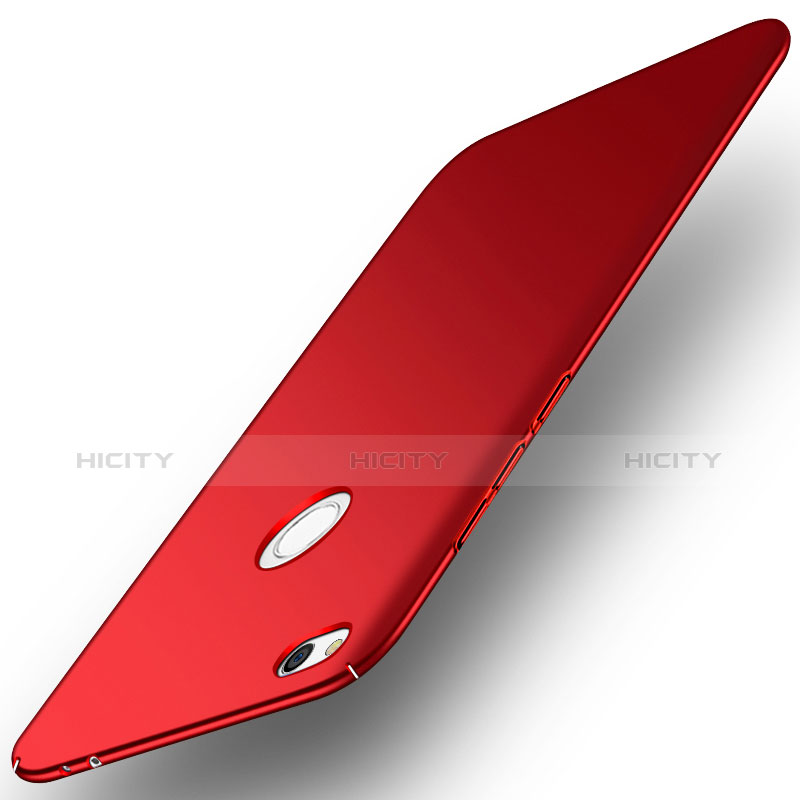 Coque Plastique Rigide Etui Housse Mat M01 pour Huawei GR3 (2017) Rouge Plus