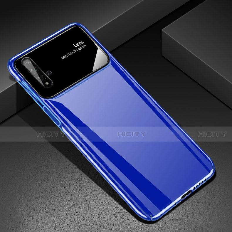 Coque Plastique Rigide Etui Housse Mat M01 pour Huawei Honor 20 Bleu Plus