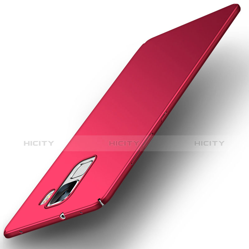 Coque Plastique Rigide Etui Housse Mat M01 pour Huawei Honor 7 Dual SIM Rouge Plus