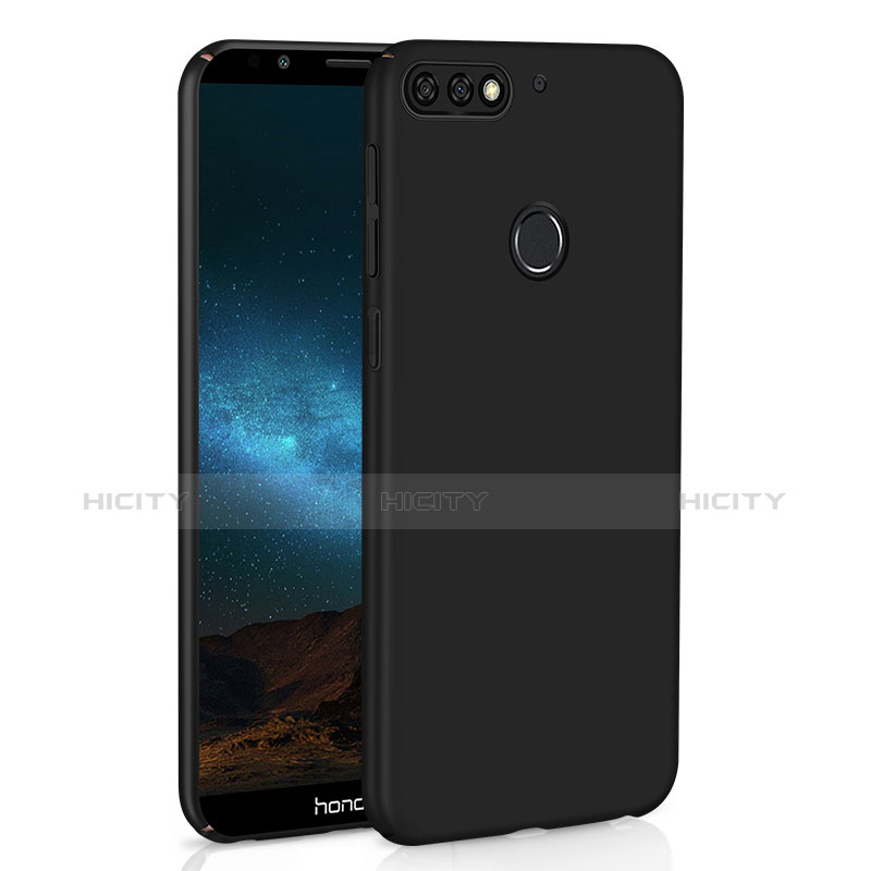 Coque Plastique Rigide Etui Housse Mat M01 pour Huawei Honor 7C Noir Plus