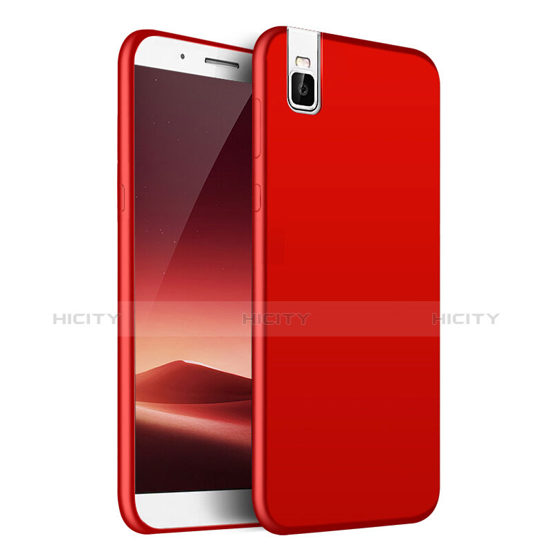 Coque Plastique Rigide Etui Housse Mat M01 pour Huawei Honor 7i shot X Rouge Plus