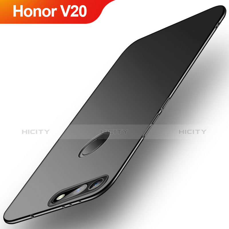 Coque Plastique Rigide Etui Housse Mat M01 pour Huawei Honor V20 Noir Plus