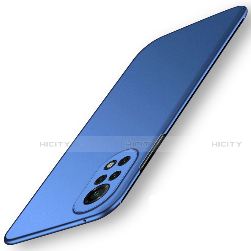 Coque Plastique Rigide Etui Housse Mat M01 pour Huawei Nova 8 Pro 5G Bleu Plus