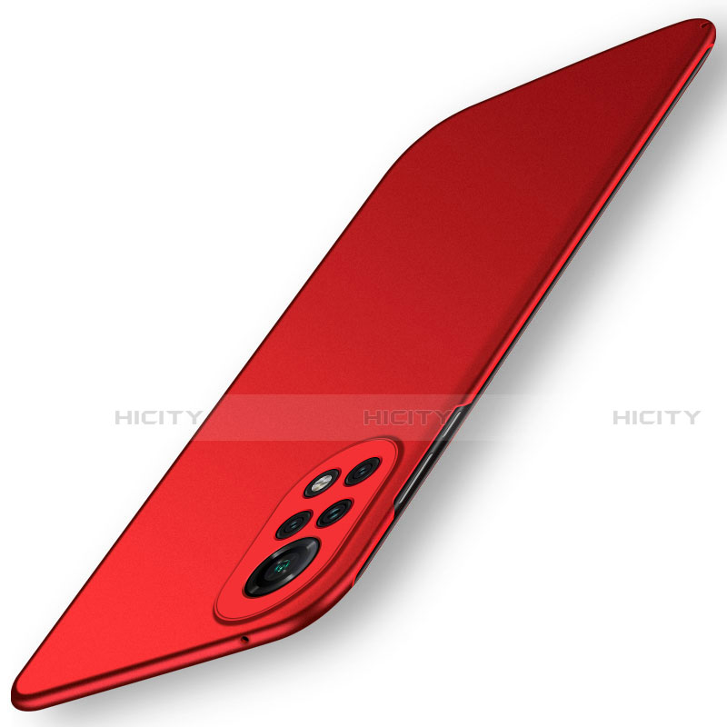 Coque Plastique Rigide Etui Housse Mat M01 pour Huawei Nova 8 Pro 5G Rouge Plus