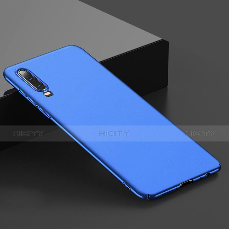 Coque Plastique Rigide Etui Housse Mat M01 pour Huawei P30 Bleu Plus