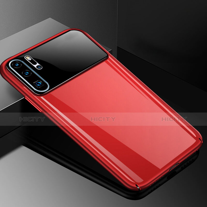 Coque Plastique Rigide Etui Housse Mat M01 pour Huawei P30 Pro Rouge Plus