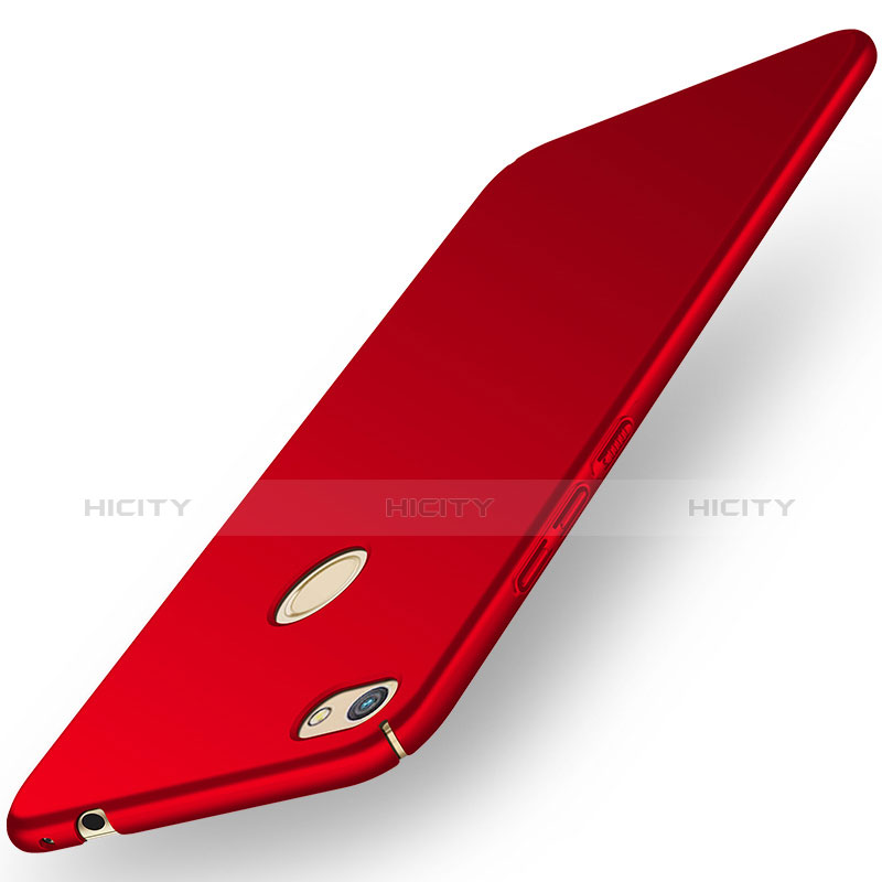 Coque Plastique Rigide Etui Housse Mat M01 pour Huawei P9 Lite Mini Rouge Plus