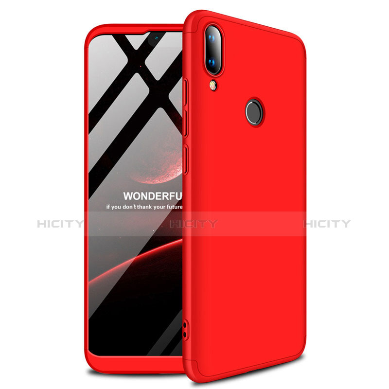 Coque Plastique Rigide Etui Housse Mat M01 pour Huawei Y9 (2019) Rouge Plus