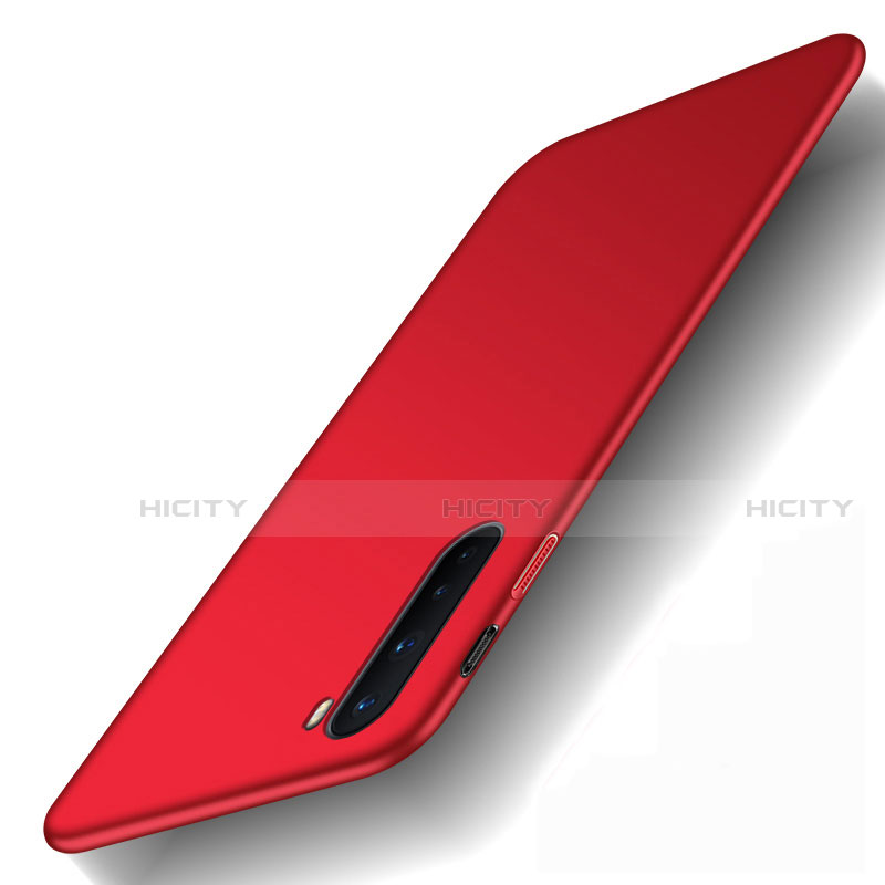 Coque Plastique Rigide Etui Housse Mat M01 pour OnePlus Nord Rouge Plus