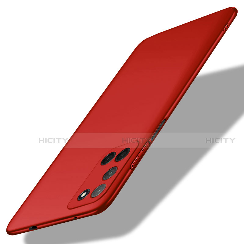Coque Plastique Rigide Etui Housse Mat M01 pour Oppo A72 Rouge Plus