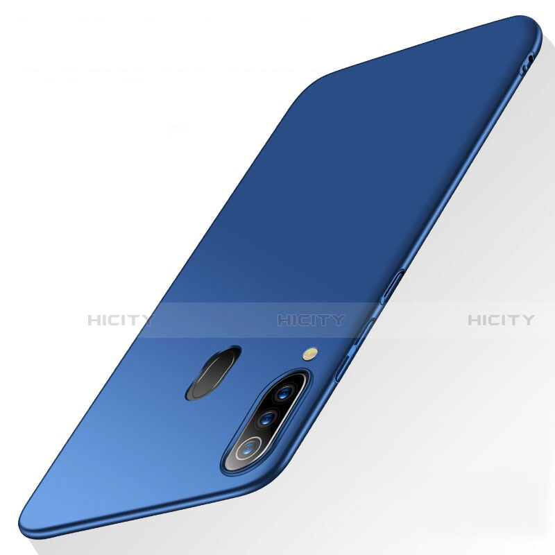 Coque Plastique Rigide Etui Housse Mat M01 pour Samsung Galaxy A60 Bleu Plus