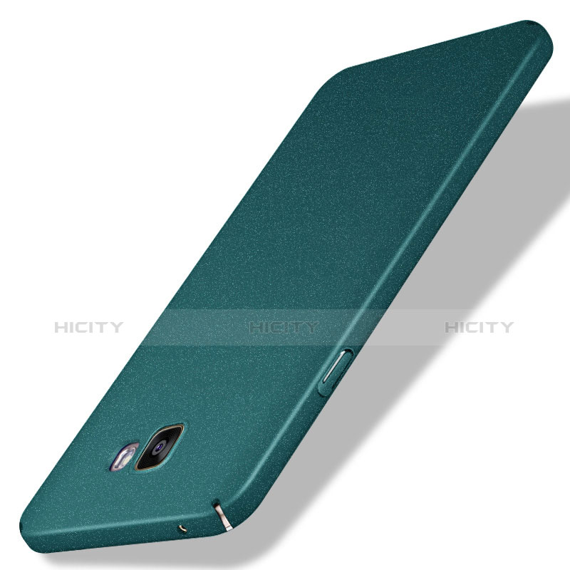 Coque Plastique Rigide Etui Housse Mat M01 pour Samsung Galaxy A7 (2016) A7100 Vert Plus