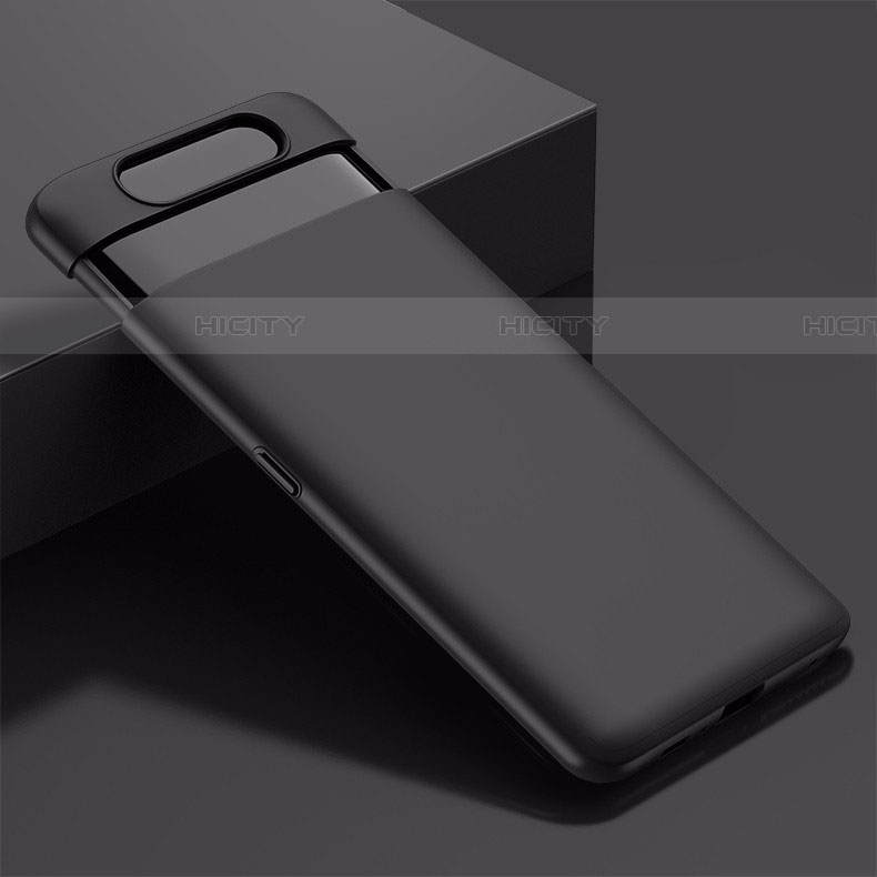 Coque Plastique Rigide Etui Housse Mat M01 pour Samsung Galaxy A90 4G Noir Plus