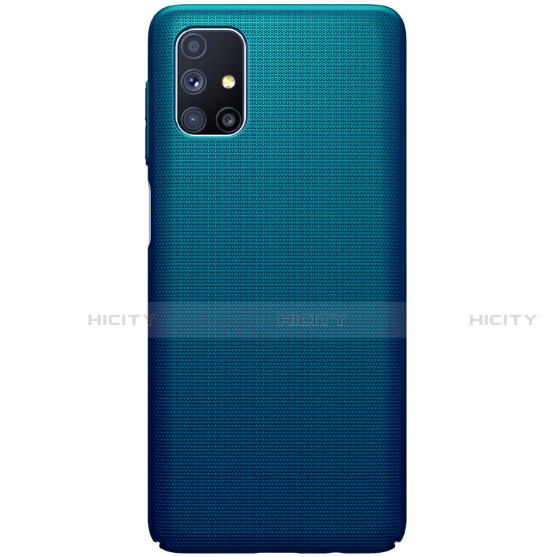 Coque Plastique Rigide Etui Housse Mat M01 pour Samsung Galaxy M51 Bleu Plus
