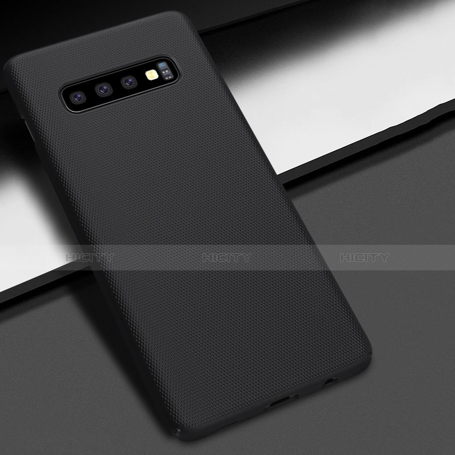 Coque Plastique Rigide Etui Housse Mat M01 pour Samsung Galaxy S10 Plus Noir Plus