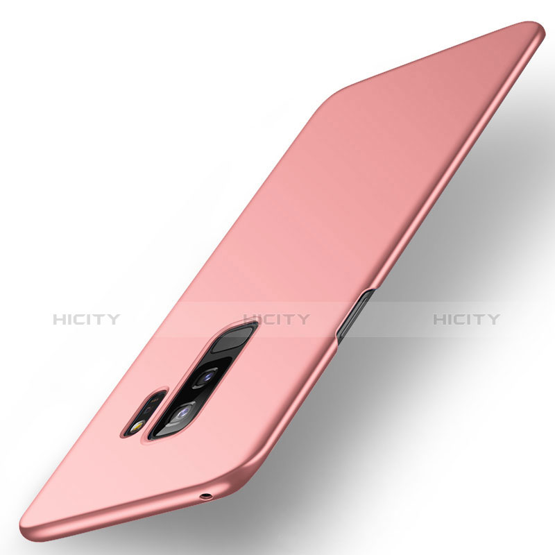 Coque Plastique Rigide Etui Housse Mat M01 pour Samsung Galaxy S9 Plus Or Rose Plus