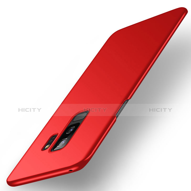 Coque Plastique Rigide Etui Housse Mat M01 pour Samsung Galaxy S9 Plus Rouge Plus