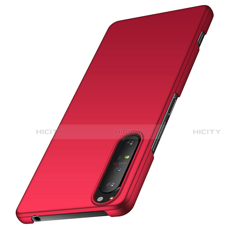 Coque Plastique Rigide Etui Housse Mat M01 pour Sony Xperia 1 II Rouge Plus