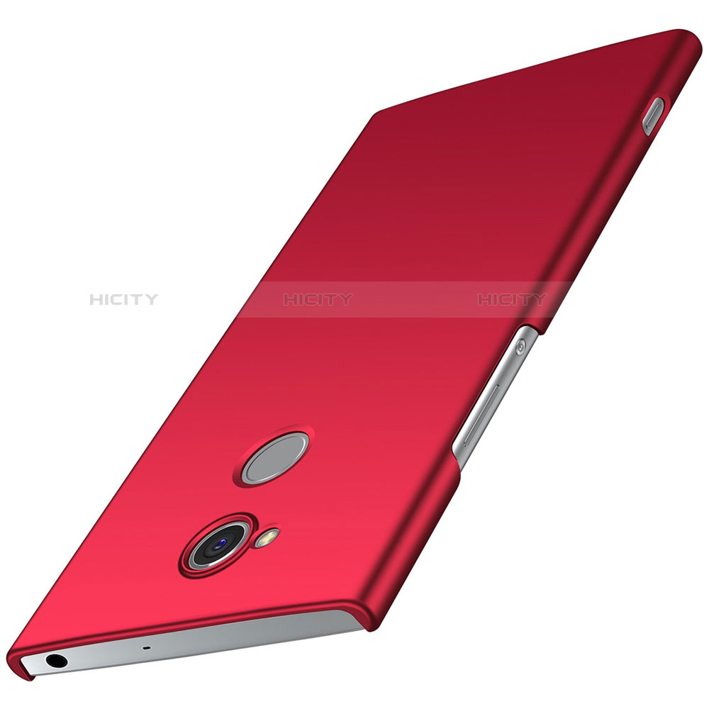 Coque Plastique Rigide Etui Housse Mat M01 pour Sony Xperia XA2 Plus Rouge Plus