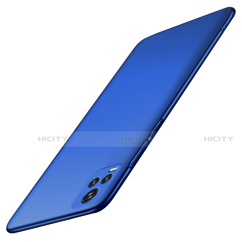 Coque Plastique Rigide Etui Housse Mat M01 pour Vivo V20 Pro 5G Bleu Plus