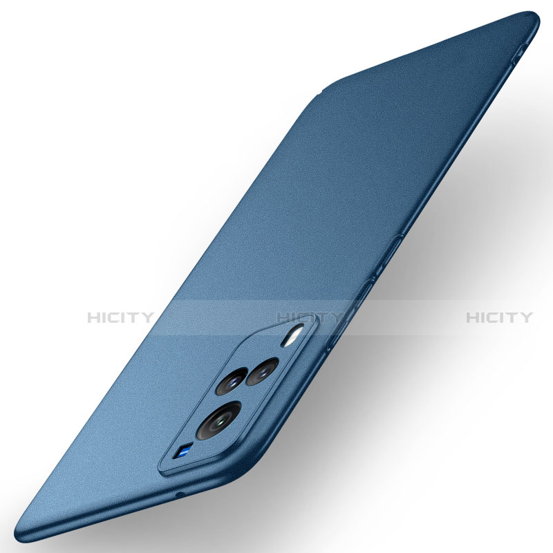 Coque Plastique Rigide Etui Housse Mat M01 pour Vivo X60 5G Bleu Plus
