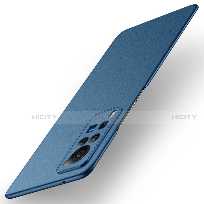 Coque Plastique Rigide Etui Housse Mat M01 pour Vivo X60 Pro 5G Bleu Plus