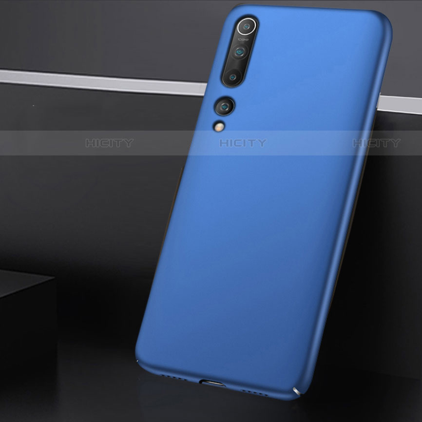 Coque Plastique Rigide Etui Housse Mat M01 pour Xiaomi Mi 10 Bleu Plus