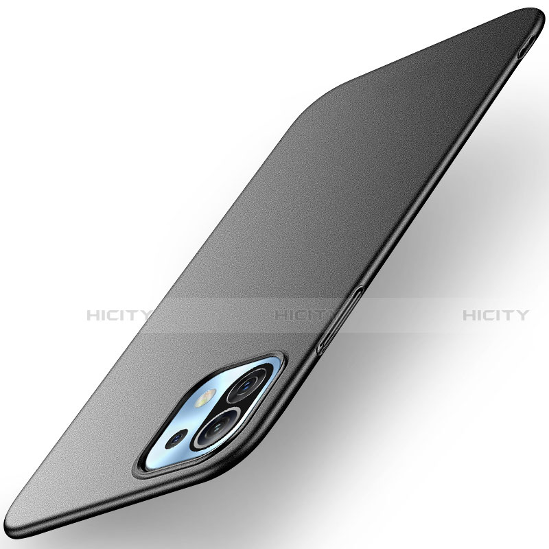 Coque Plastique Rigide Etui Housse Mat M01 pour Xiaomi Mi 11 5G Noir Plus
