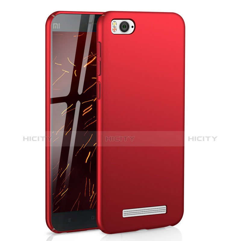 Coque Plastique Rigide Etui Housse Mat M01 pour Xiaomi Mi 4C Rouge Plus