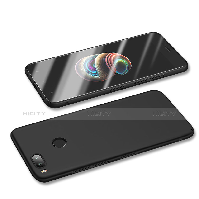 Coque Plastique Rigide Etui Housse Mat M01 pour Xiaomi Mi 5X Noir Plus