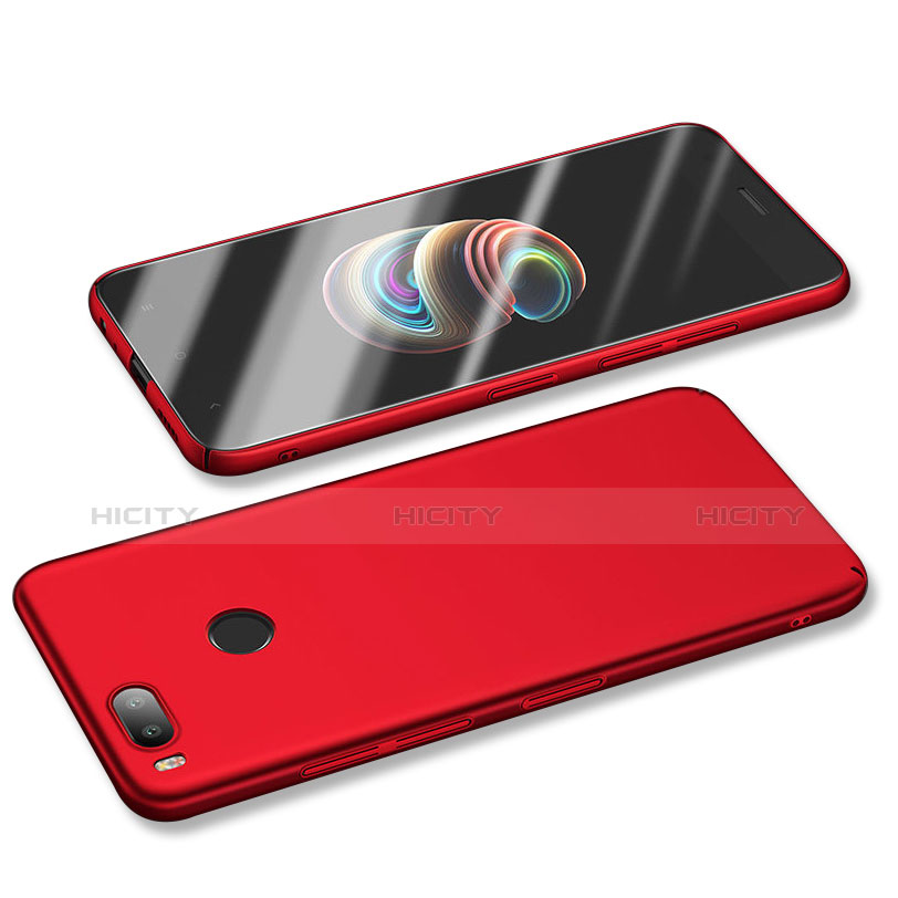 Coque Plastique Rigide Etui Housse Mat M01 pour Xiaomi Mi 5X Rouge Plus