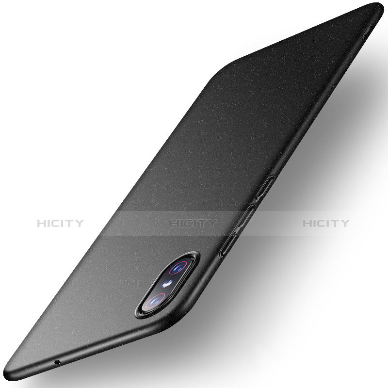 Coque Plastique Rigide Etui Housse Mat M01 pour Xiaomi Mi 8 Explorer Noir Plus