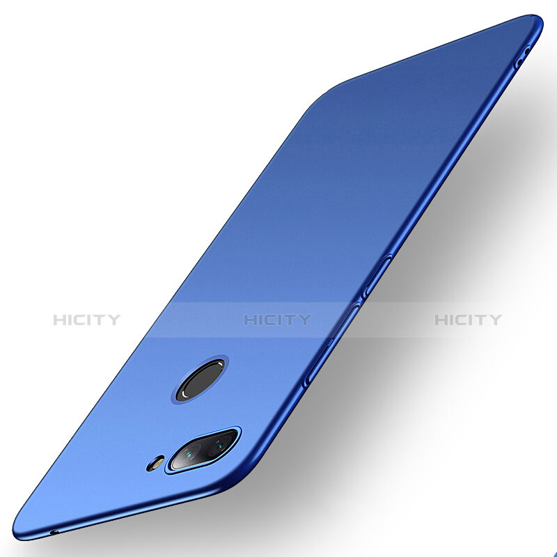 Coque Plastique Rigide Etui Housse Mat M01 pour Xiaomi Mi 8 Lite Bleu Plus