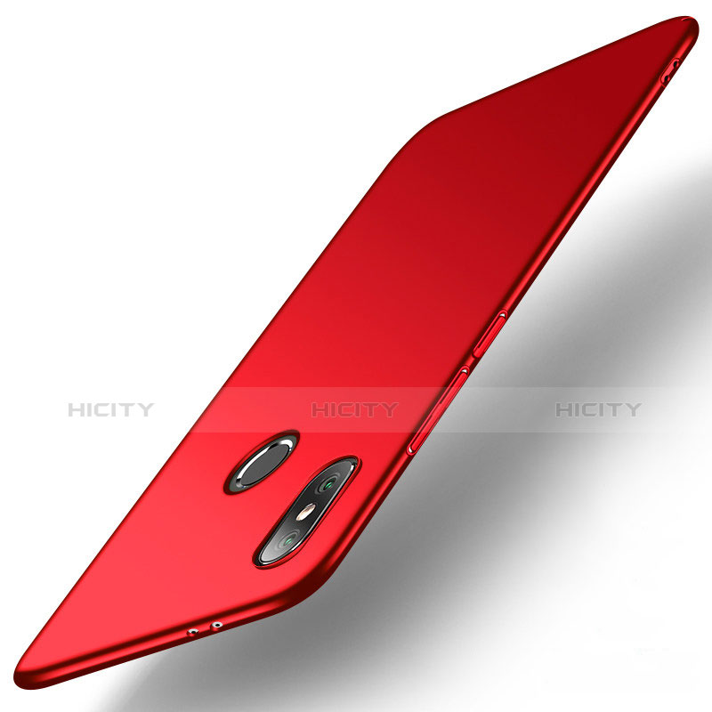 Coque Plastique Rigide Etui Housse Mat M01 pour Xiaomi Mi A2 Rouge Plus
