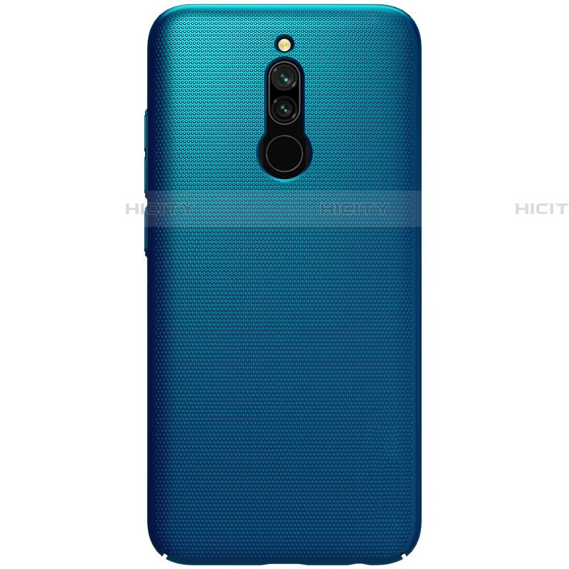 Coque Plastique Rigide Etui Housse Mat M01 pour Xiaomi Redmi 8 Bleu Plus