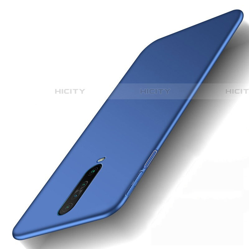 Coque Plastique Rigide Etui Housse Mat M01 pour Xiaomi Redmi K30i 5G Bleu Plus