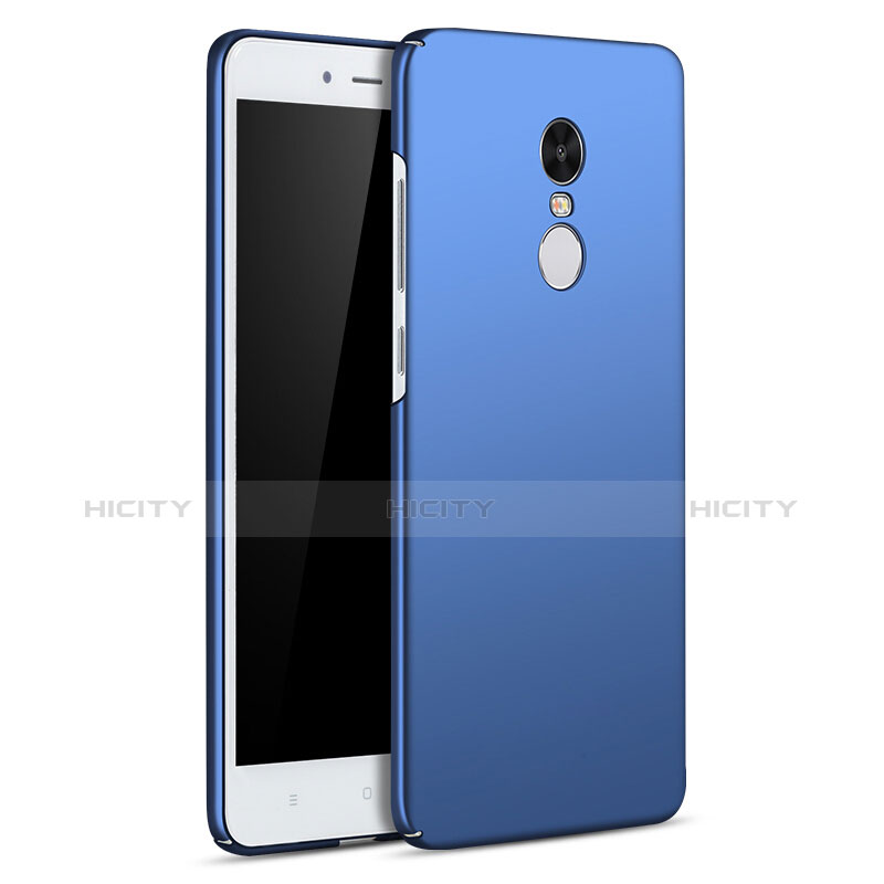 Coque Plastique Rigide Etui Housse Mat M01 pour Xiaomi Redmi Note 4X Bleu Plus