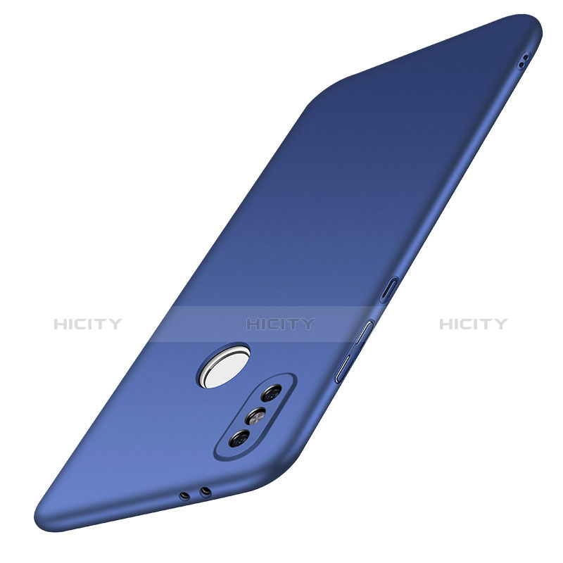 Coque Plastique Rigide Etui Housse Mat M01 pour Xiaomi Redmi Note 5 Bleu Plus